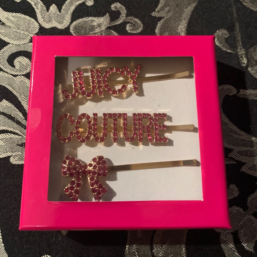 Juicy couture hair pins